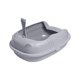 thumbnail image 3 of Bandeja De Arena Para Mascotas Caja De Arena Duradera Contenedor Inodoro A Prueba De Salpicaduras Caja De Arena Para Gatos Gris, 3 of 5