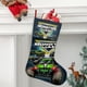 thumbnail image 2 of Monster Jam Tema: Calcetines de Navidad, fino lino blanco para colgar en escaleras y chimenea, decoración navideña para el hogar, regalo de Navidad.54cm×38cm, 2 of 5