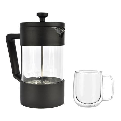 Pack Cafetera Francesa 600Ml +Taza Doble Pared 300Ml Simplit