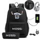 thumbnail image 1 of Messi Backpack Boys Girls Laptop Capacity School Bag Usb Charging Anti Theft and Waterproof Canvas Casual Mochilas, 1 of 3
