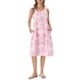 thumbnail image 1 of INSPIRE CHIC Vestido sin mangas bohemio con estampado Ikat para mujer, vestido casual midi con bolsillos, rosa empolvado, talla L, 1 of 6