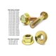 thumbnail image 4 of Bolts BoltsandNuts.com Kit de 370 piezas de pernos hexagonales con brida y tuercas de bloqueo, recubrimiento zincado amarillo, 4 of 5