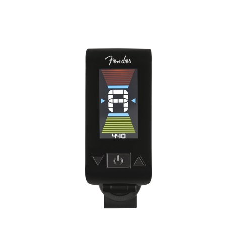 Afinador Fender Original Cromático Negro Con Pantalla Lcd