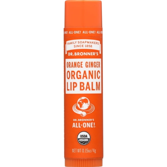 Bálsamo labial Dr. Bronner's Orange Ginger Organic 4.25 ml