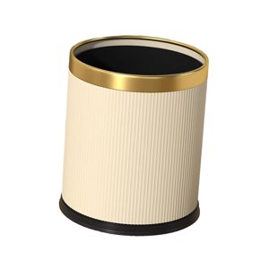 Bothyi - Bote De Basura Con Tapa Abierta Bote De Basura Simple Para Sala De Estar Casa Granja Amarillo