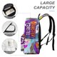 thumbnail image 4 of Hámster y Gretel-theme Backpack, Campus style schoolbag Bookbag with Adjustable Shoulder Straps And Large Zip Compartment, Unisex Travel Bags.42x30x15cm, 4 of 6
