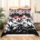 thumbnail image 3 of Gamepad Duvet Cover Sets 3 Pieces Rainbow Tie Dye Bedroom Decoration Bedding Set Kids Teens Girls Boys Gaming Gamer Video Games Comforter Cover, 3 of 5