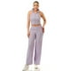 thumbnail image 1 of Saronite Conjunto de 2 Piezas con Top sin Mangas, Cintura Elástica, Cremallera Ancha y Pantalones, Color Morado (para Mujer), 1 of 3