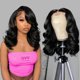 thumbnail image 1 of Peluca de Cabello Humano UVVUVV Body Wave 4x4, Densidad 180, 1 of 3