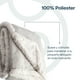thumbnail image 4 of Manta Sherpa de polar Gris, 4 of 7