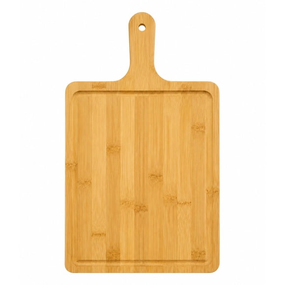 Tabla De Bambú Con mango 40cm Aperitivo Picoteo