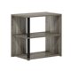 thumbnail image 5 of Mesa Auxiliar Furinno Romain de 2 Niveles Roble Francés/Negro 47x30x47 cm, 5 of 6