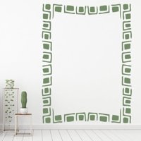 Rienda Libre Graphics - Decomural Patterned Rectangular Decorative Frame Ws-15580