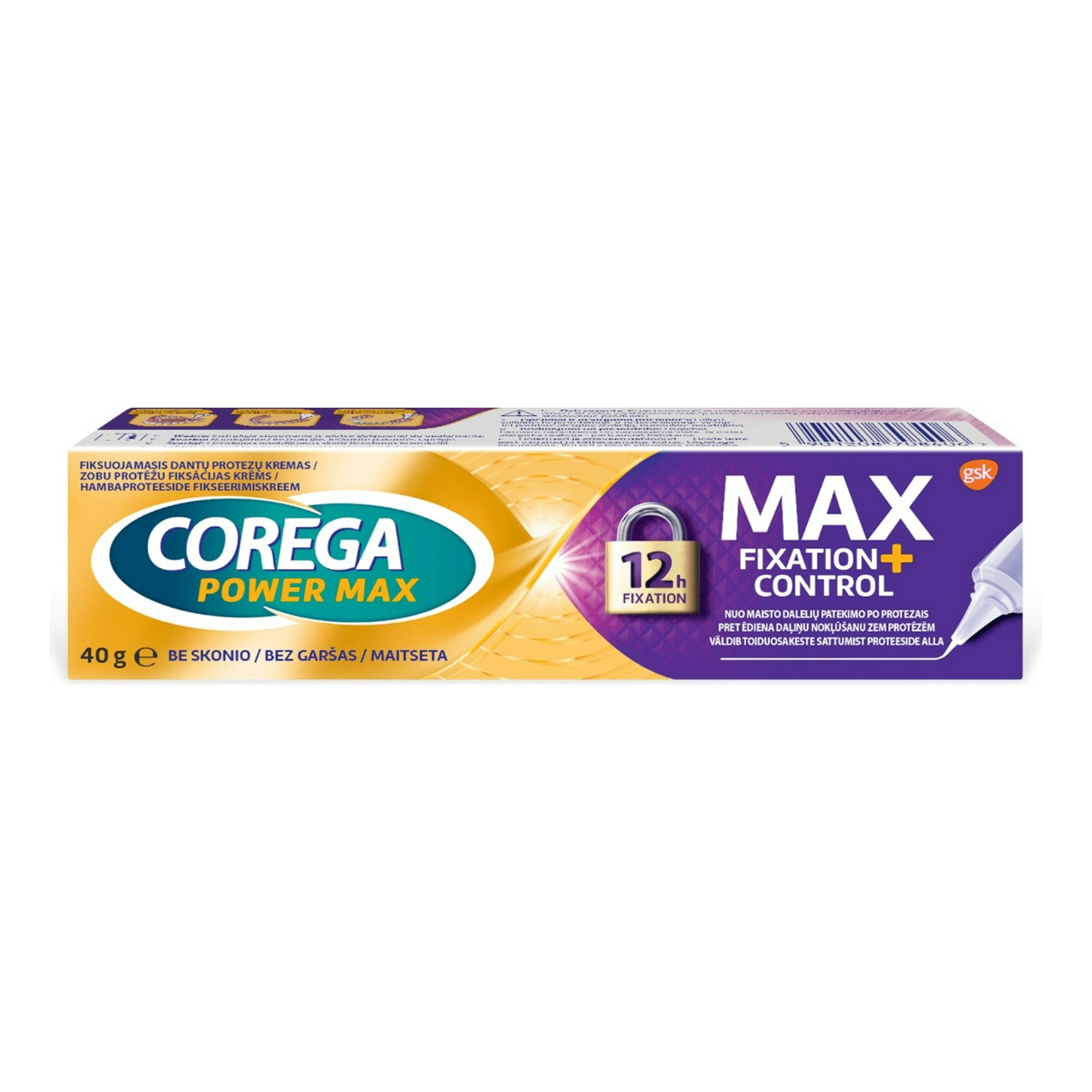 Gsk Perfumeria - Crema Fijadora Fuerte Para Protesis Dentales 40g Corega