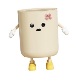 Bothyi - Lindo Bote De Basura Con Tapa, Bote De Basura De Cocina Para Dormitorio, Sala De Estar, Hogar, 12 L, De Pie, Con Forma De Arco