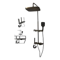 Genérico - Ducha Deluxe Elegante Baño Acero Inox Pantalla Digital Lau