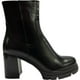thumbnail image 1 of Botin Mujer Negro Taco Medio Bilbao Detogni, 1 of 5