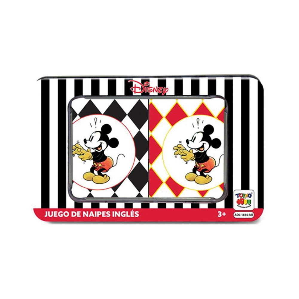 Toyng - Juego De Mesa Naipes Caja Metalica - Mickey