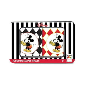 Toyng - Juego Naipes Caja Metalica - Mickey - Disney