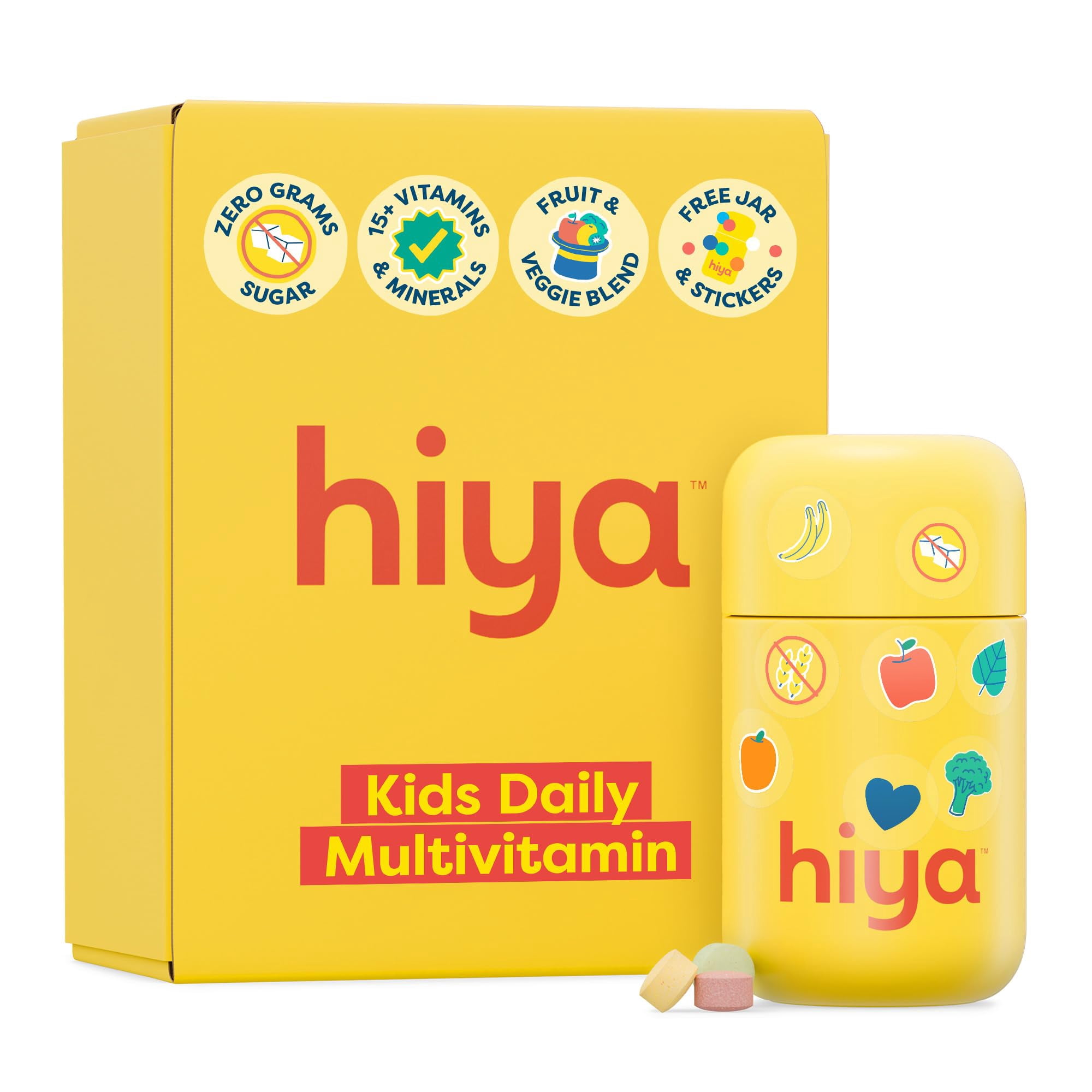 Multivitamínico Para Niños Hiya Kids, Más De 15 Vitaminas Esenciales