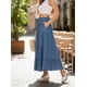 thumbnail image 2 of Falda Larga Mezclilla Mujer Plisada Calidad Premium, 2 of 3