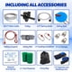 thumbnail image 2 of Kit de tirolesa FAHKNS de 24 m (80 pies) para niños y adultos hasta 180 kg, 2 of 8