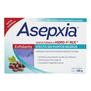 Asepxia Jabón Exfoliante En Barra 100 Gr