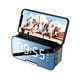 thumbnail image 2 of Radio Reloj Recargable Alarma Bluetooth Radio - S10 Negra negro, 2 of 6