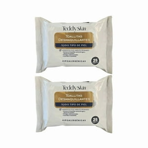 Pack 2 Toallitas Desmaquillantes Teddy Skin | Hipoalergénicas Y Suaves