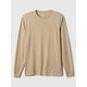 thumbnail image 3 of Camiseta GAP para hombre, manga larga, suave, color caqui, talla S, 3 of 3