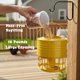 thumbnail image 3 of Comedero para aves KOL, capacidad 4,5 kg, a prueba de ardillas, color amarillo, 3 of 9