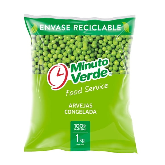 Arveja 1KG minuto verde, 1 kg