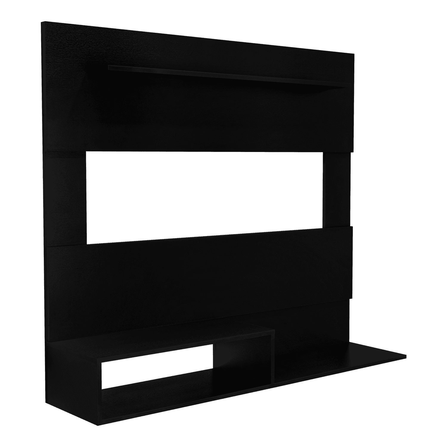 Fmfurniture - Panel Tv 55 120x140x31,5 Cm Fm-001n - Negro