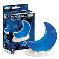 Puzle De Cristal 3D Bepuzzled La Luna Resplandeciente Brilla En La Oscuridad