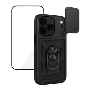 Mar Cases - Carcasa Para Iphone 17 Anti Golpes Anillo Negro + Mica
