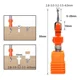 thumbnail image 2 of Broca Avellanado 8 mm 5pcs 2.8-3.0-3.2-3.5-4.0 mm, 2 of 3