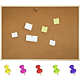 thumbnail image 2 of Pizarra de corcho 40 x 60 borde de madera colgar en pared, 2 of 3