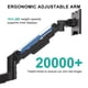 thumbnail image 5 of Soporte de Monitor WALI 13-49\" Doble 20 kg por Brazo, 5 of 9