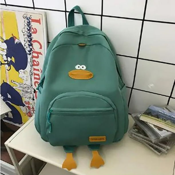 New Cartoon Duck Backpack Designer Cute Travel Bag Female College Student Versatile Korean Edition Girls' School Bag