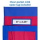 thumbnail image 3 of Carson Dellosa Bolsillos para Silla de Aula, Azul y Rojo, 1 Unidad, 3 of 8