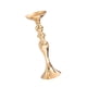 thumbnail image 2 of Vela De Metal De Soporte Largo Soporte De Luz De Té Candelabro Florero Gold-M, 2 of 5