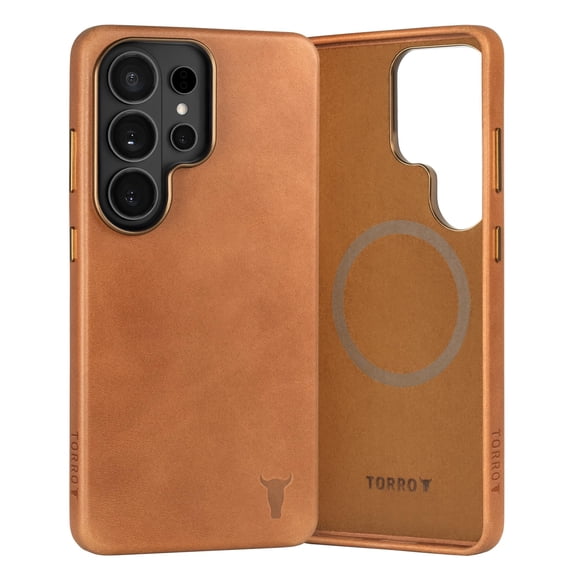 Funda TORRO para Samsung S26 Ultra de Cuero Color Tostado