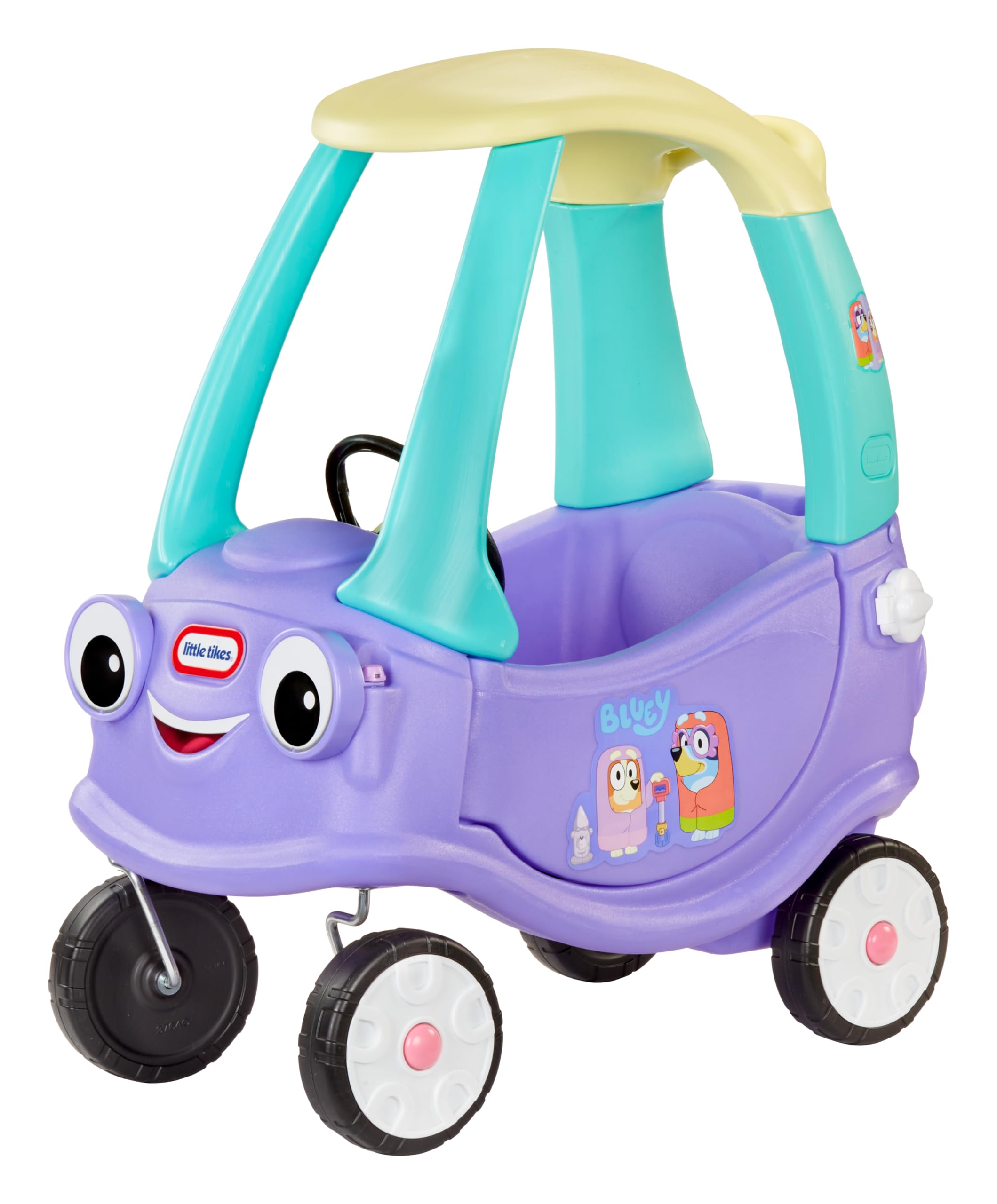 Coche Cupé Ride-On Little Tikes Bluey Grannies Con 2 Accesos.