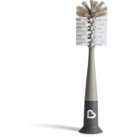 Cepillo Munchkin Bristle para Mamadera con Base Ventosa