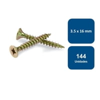 Anclajes - Tornillo Madera Multiuso 3.5 X 16Mm 144Un.