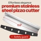 thumbnail image 2 of Hans Grill Pizza Cutter Rocker Blade, 14 Inch Stainless Steel, 2 of 3