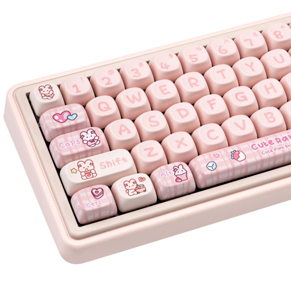 Juego de teclas JOLINTAL Tema Conejo rosa MOA PBT