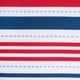 thumbnail image 2 of Mantel redondo DII Patriotic Stripes, resistente a las manchas, 150 cm, 2 of 9