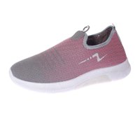 Zapatilla Piel Invernal Rosado/Gris Vía Franca