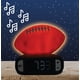 thumbnail image 2 of Reloj despertador LexiBook con luz nocturna para fútbol americano, color naranja y azul, 2 of 5